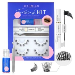 Lash Extension Kit False Eyelashes Bepholan Lash Clusters With Lash Bond